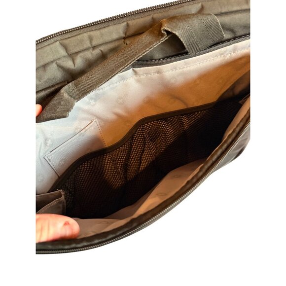 Swissgear Black Laptop Briefcase Bag With Shoulder Strap - Picture 10 of 12